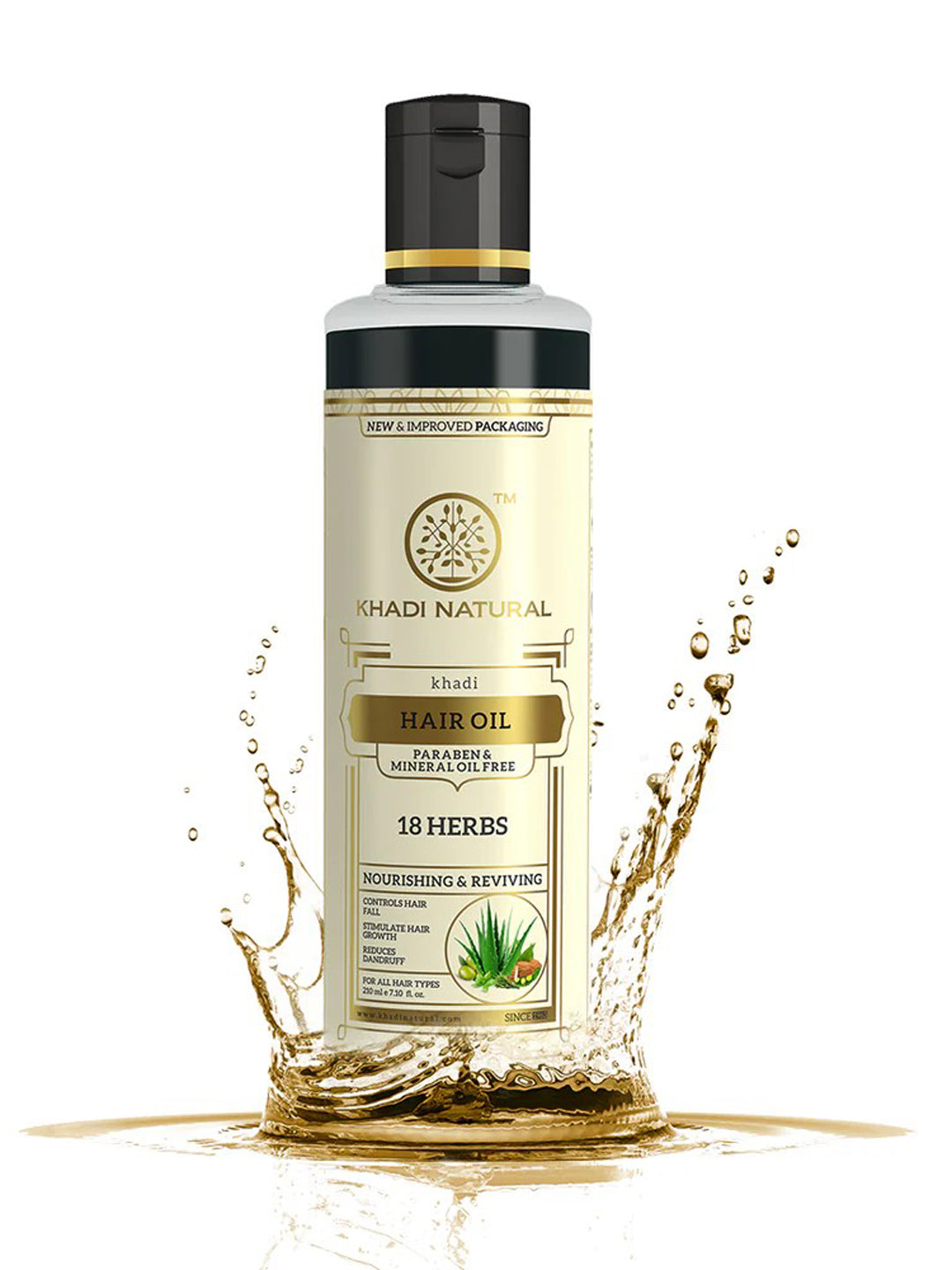 Khadi Natural 18 Herbs Hair Oil (210ml)