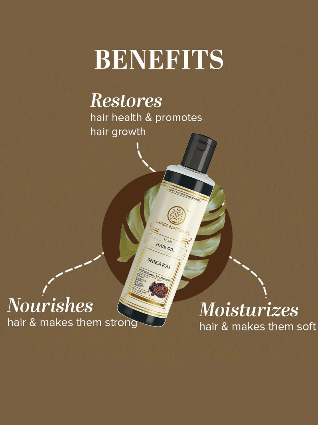 Khadi Natural Shikakai Hair Oil (210ml)