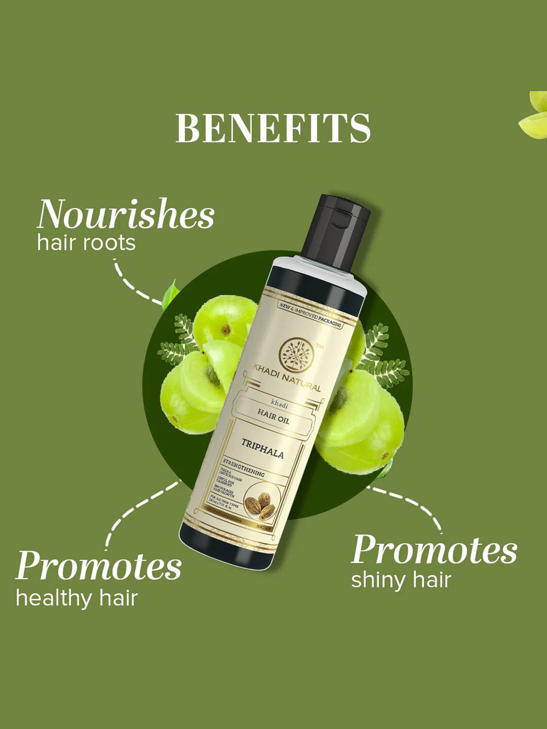 Khadi Natural Triphala Hair Oil (210ml)