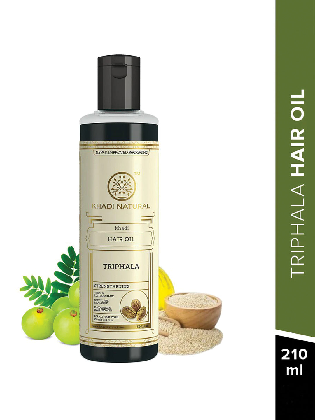 Khadi Natural Triphala Hair Oil (210ml)