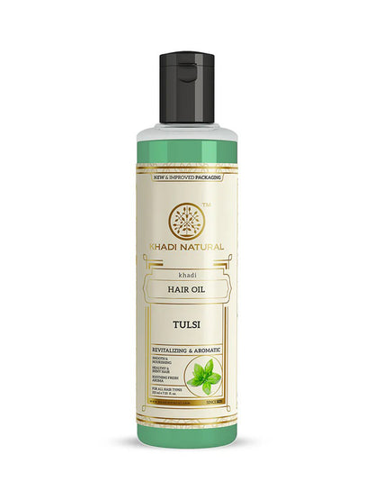 Khadi Natural Tulsi Hair Oil (210ml)