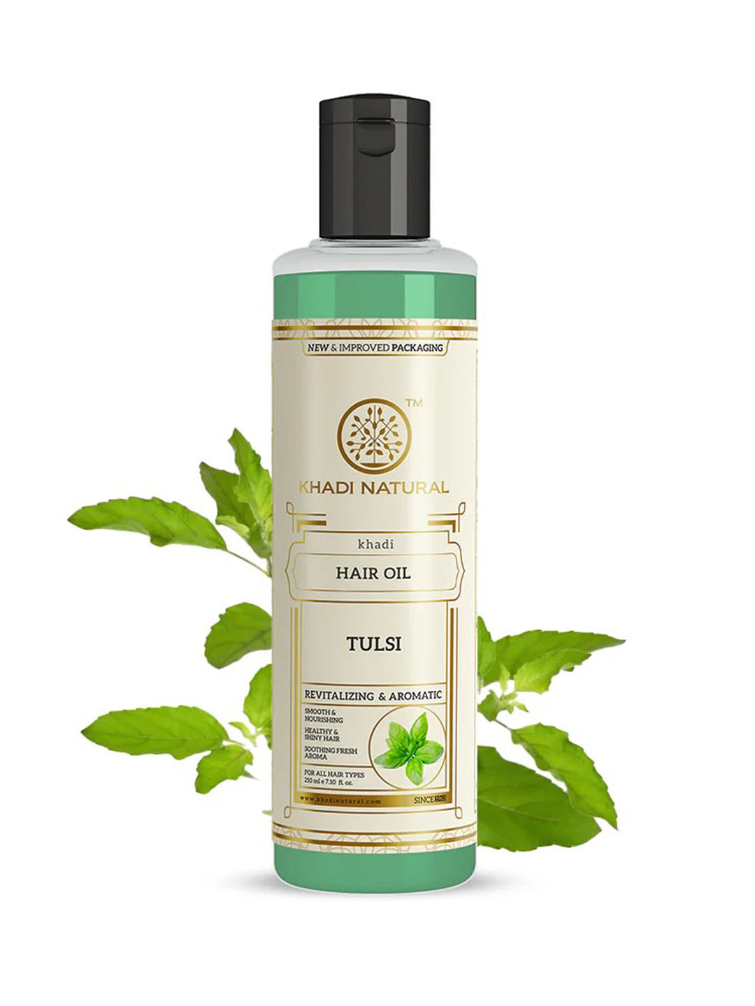 Khadi Natural Tulsi Hair Oil (210ml)