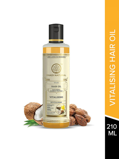 Khadi Natural Vitalising Hair Oil (210ml)