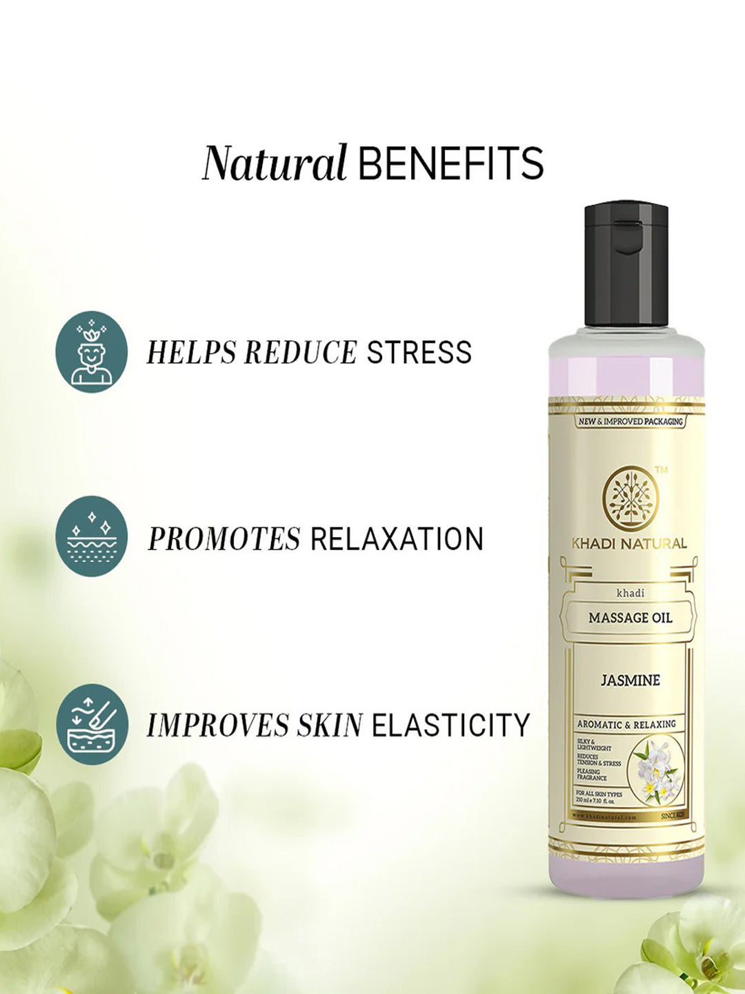 Khadi Natural Jasmine Massage Oil (210ml)