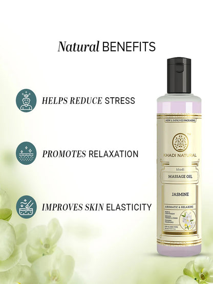 Khadi Natural Jasmine Massage Oil (210ml)