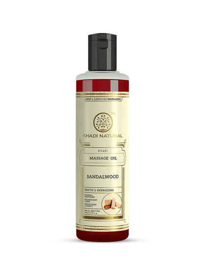 Khadi Natural Sandalwood Massage Oil (210ml)