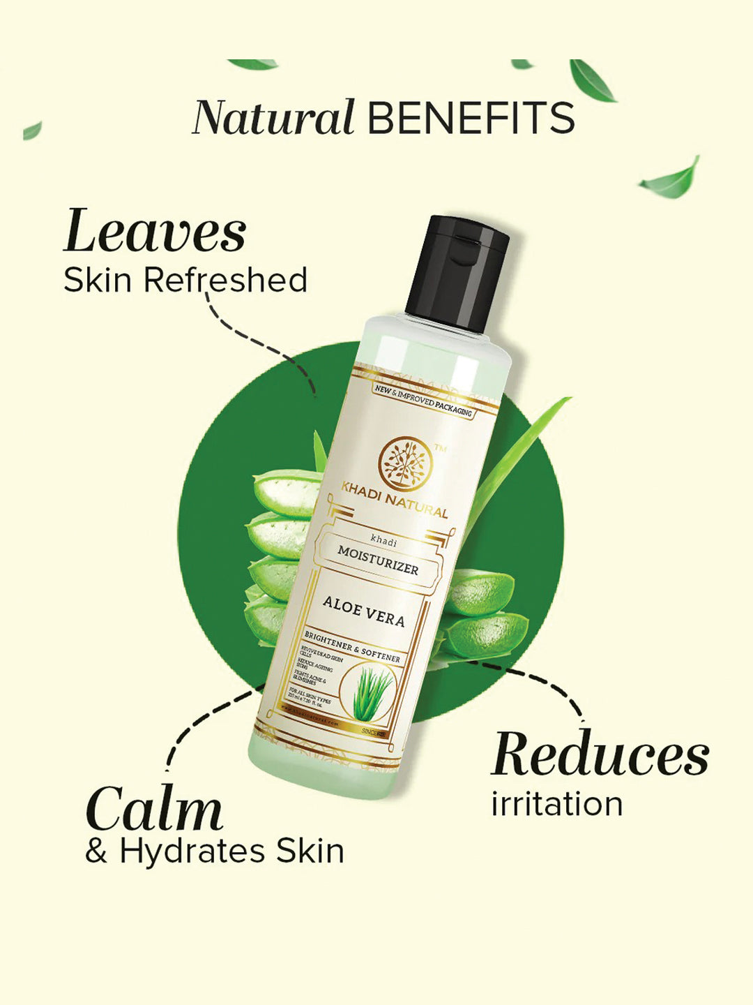 Khadi Natural Aloe Vera Moisturizer (210ml)