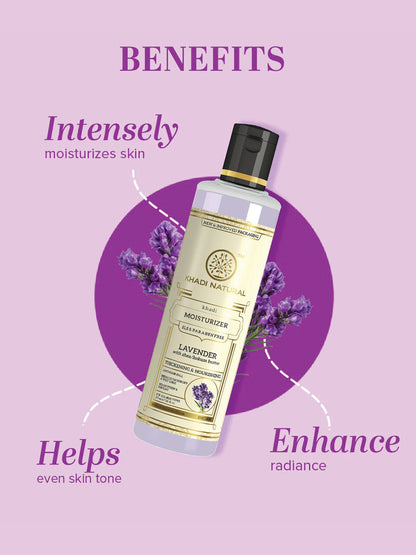 Khadi Natural Lavender Moisturizer (210ml)