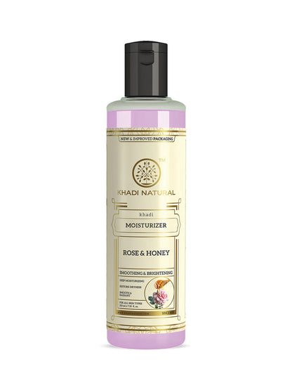 Khadi Natural Rose & Honey Moisturizer (210ml)