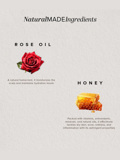 Khadi Natural Rose & Honey Moisturizer (210ml)