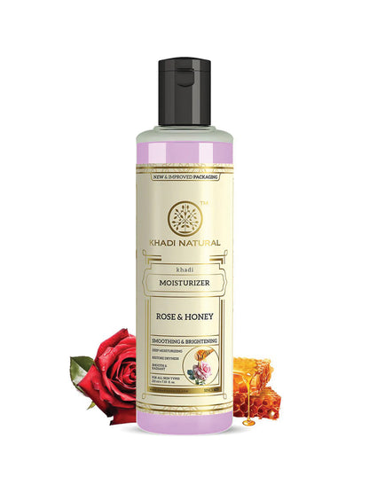 Khadi Natural Rose & Honey Moisturizer (210ml)