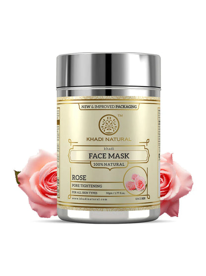 Khadi Natural Rose Face Mask (50g)