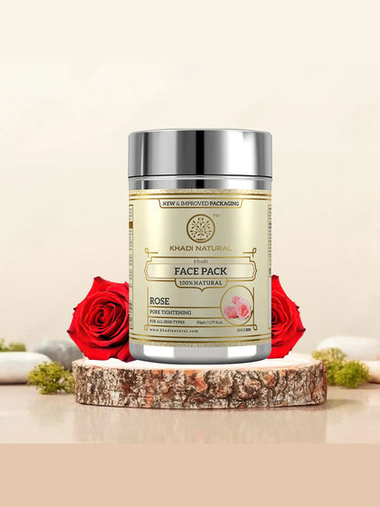 Khadi Natural Rose Face Mask (50g)