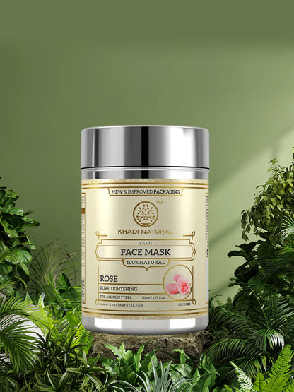 Khadi Natural Rose Face Mask (50g)