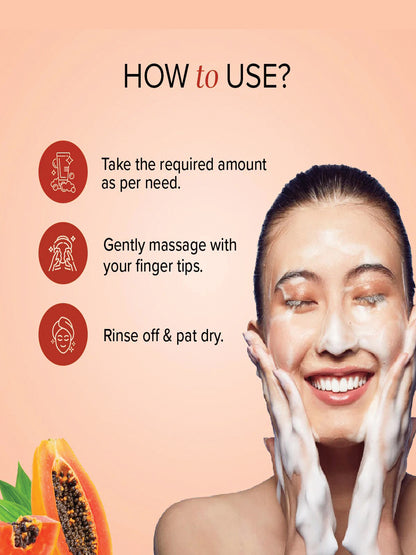 Khadi Natural Papaya Face Wash Tube (100gm)