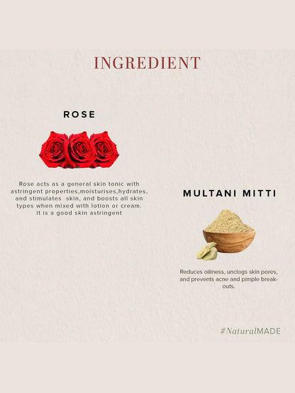 Khadi Natural Rose Face Pack (100gm)