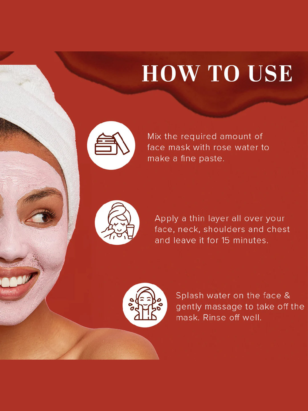 Khadi Natural Rose Face Pack (100gm)