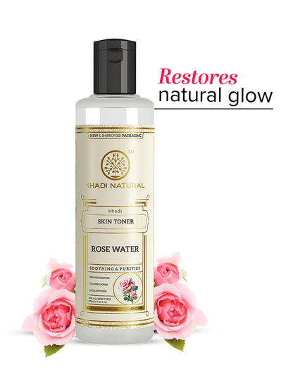 Khadi Natural Rose Water Skin Toner (210ml)