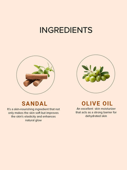 Khadi Natural Sandal & Olive Face Nourishing Cream (50g)