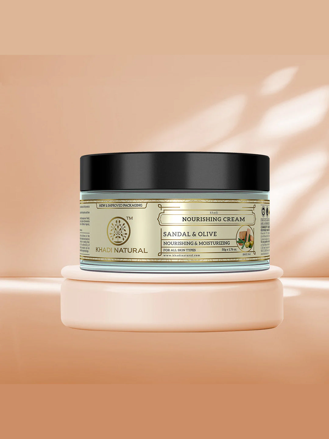 Khadi Natural Sandal & Olive Face Nourishing Cream (50g)