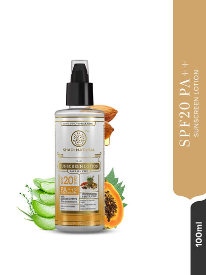 Khadi Natural Sunscreen SPF 20 (100ml)