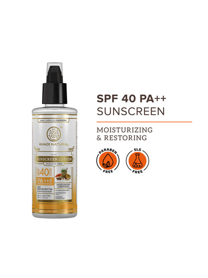 Khadi Natural Sunscreen SPF 40 (100ml)