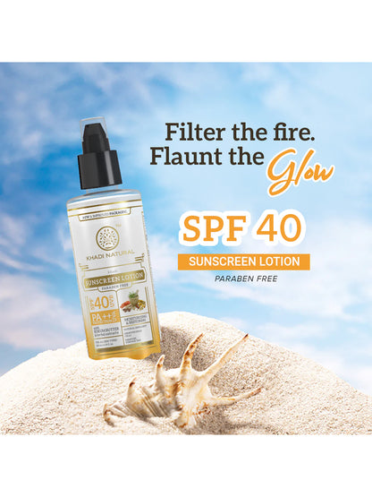 Khadi Natural Sunscreen SPF 40 (100ml)