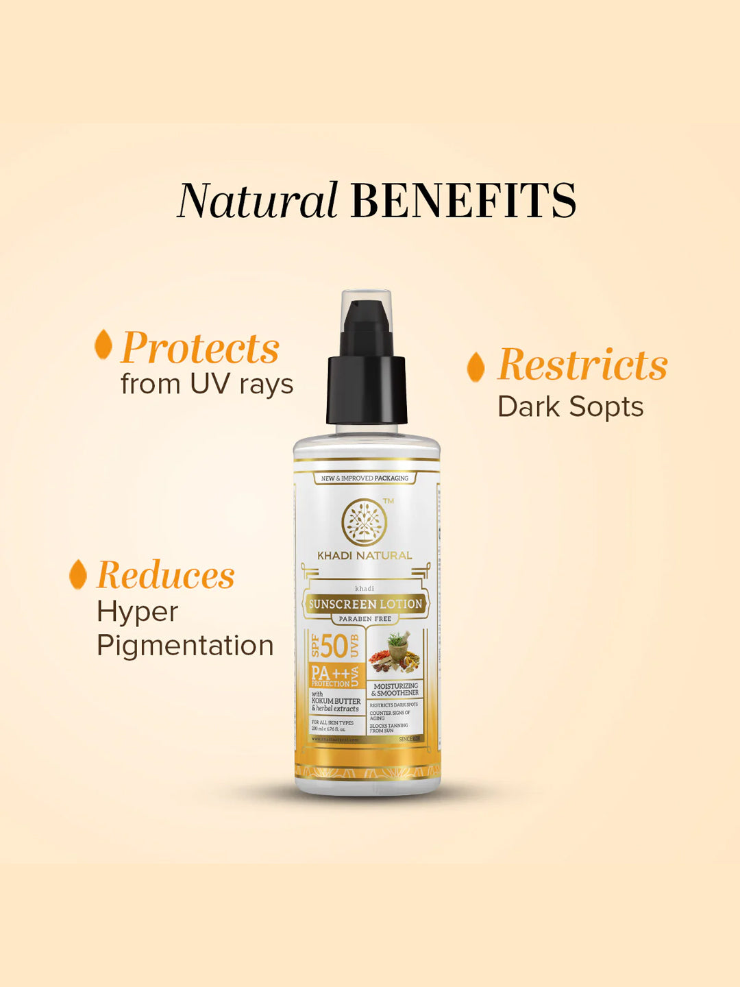 Khadi Natural Sunscreen SPF 50 (100ml)
