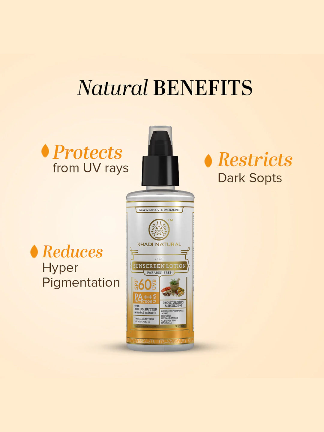 Khadi Natural Sunscreen SPF 60 (100ml)