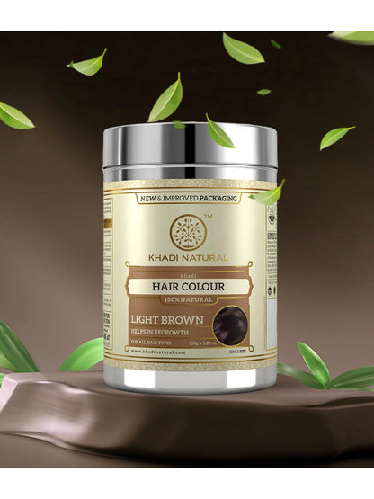 Khadi Natural Light Brown Hair Colour (150g)