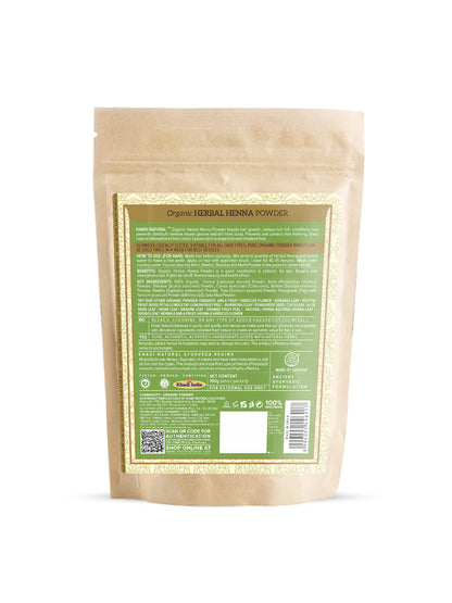 Khadi Natural Organic Natural Henna Powder (100g)