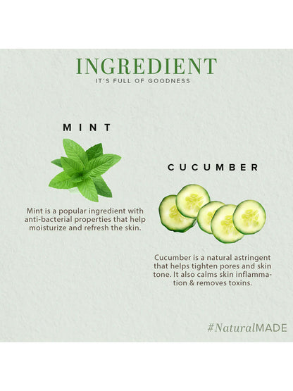 Khadi Natural Mint & Cucumber Face Freshener (100ml)