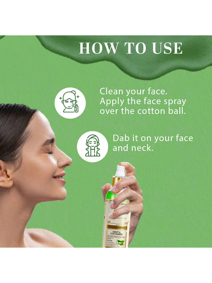 Khadi Natural Mint & Cucumber Face Freshener (100ml)