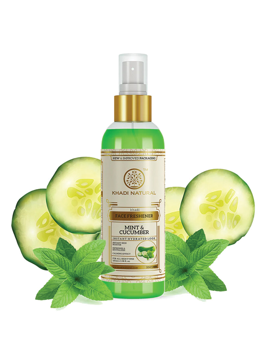 Khadi Natural Mint & Cucumber Face Freshener (100ml)