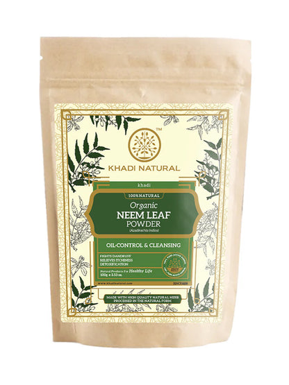 Khadi Natural Organic Neem Leaf Powder (100g)