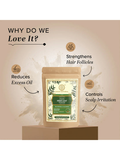 Khadi Natural Organic Neem Leaf Powder (100g)