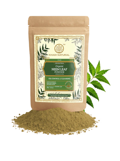 Khadi Natural Organic Neem Leaf Powder (100g)
