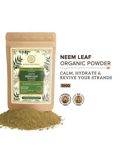 Khadi Natural Organic Neem Leaf Powder (100g)