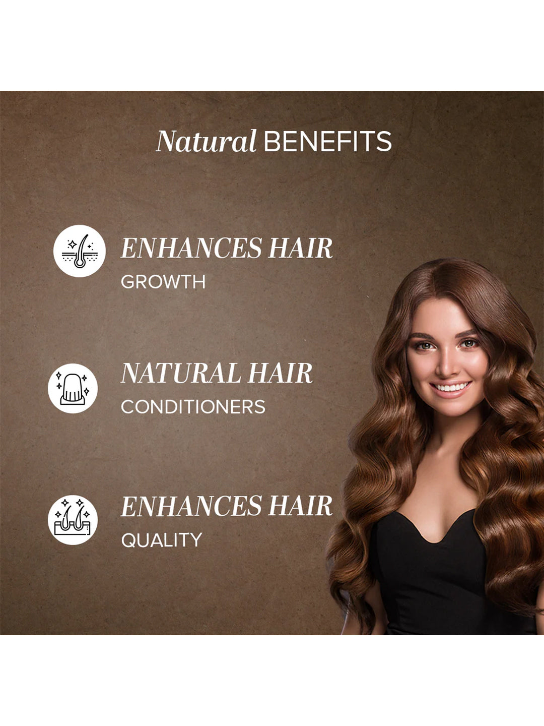 Khadi Natural Nut Brown Hair Colour (150g)