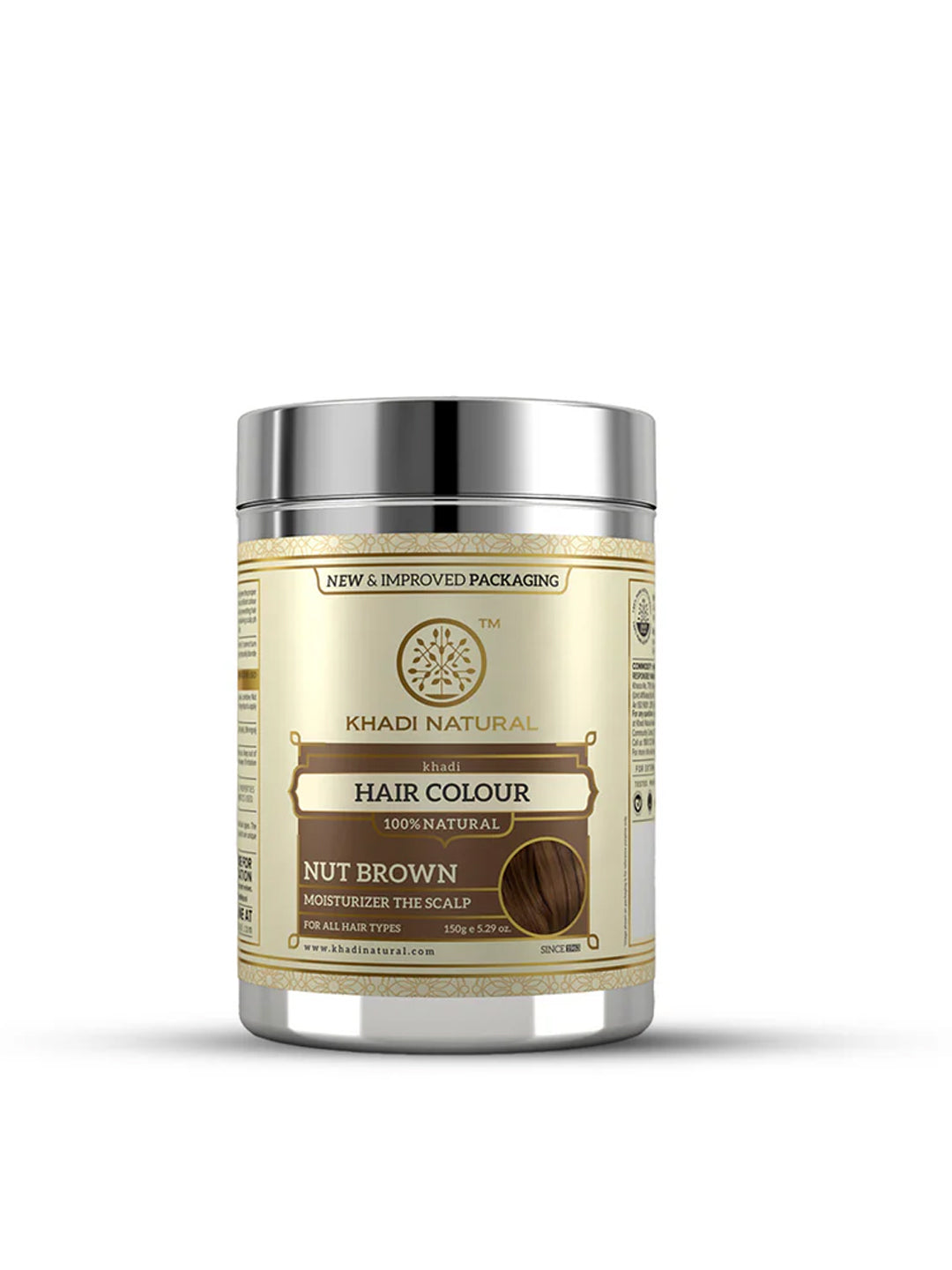 Khadi Natural Nut Brown Hair Colour (150g)