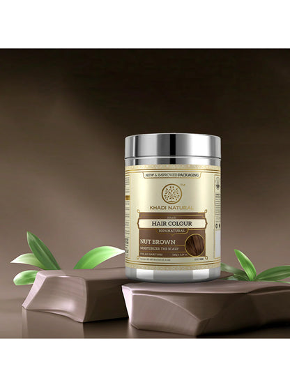 Khadi Natural Nut Brown Hair Colour (150g)