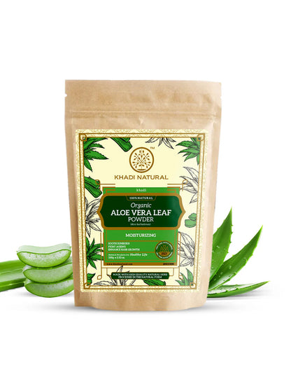 Khadi Natural Organic Aloe Vera Leaf Powder (100g)