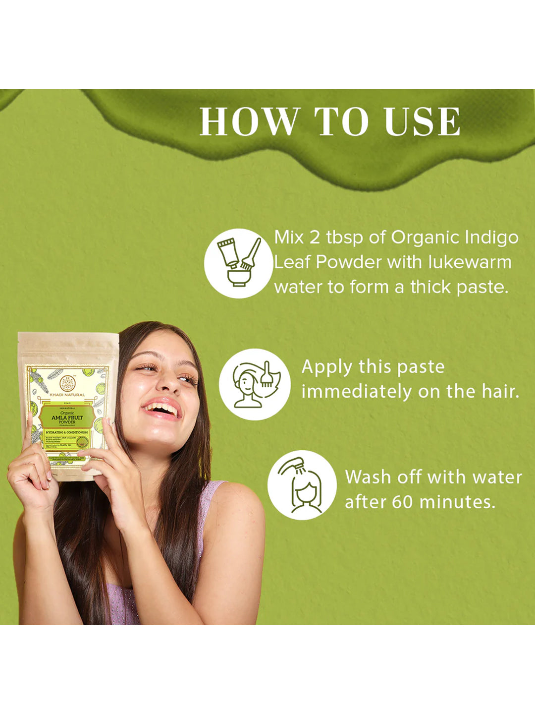 Khadi Natural Organic Amla Fruit Powder (100g)