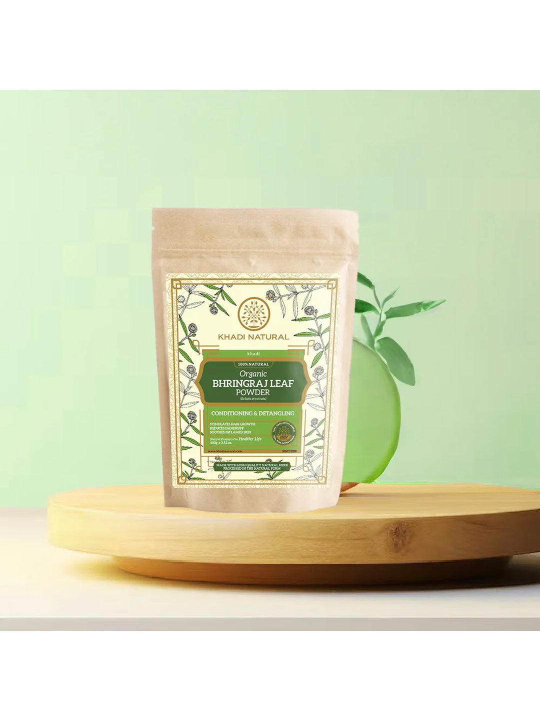 Khadi Natural Organic Bhringraj Leaf Powder (100g)