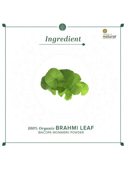 Khadi Natural Organic Brahmi Leaf Powder (100g)