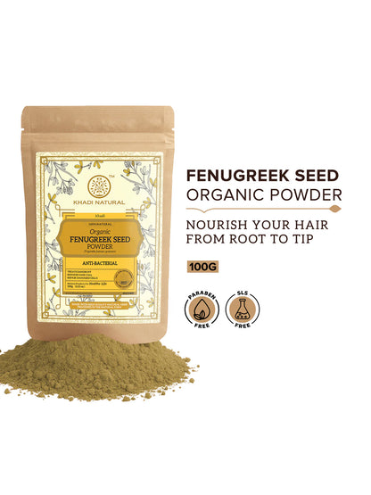 Khadi Natural Organic Fenugreek Seed Powder (100g)