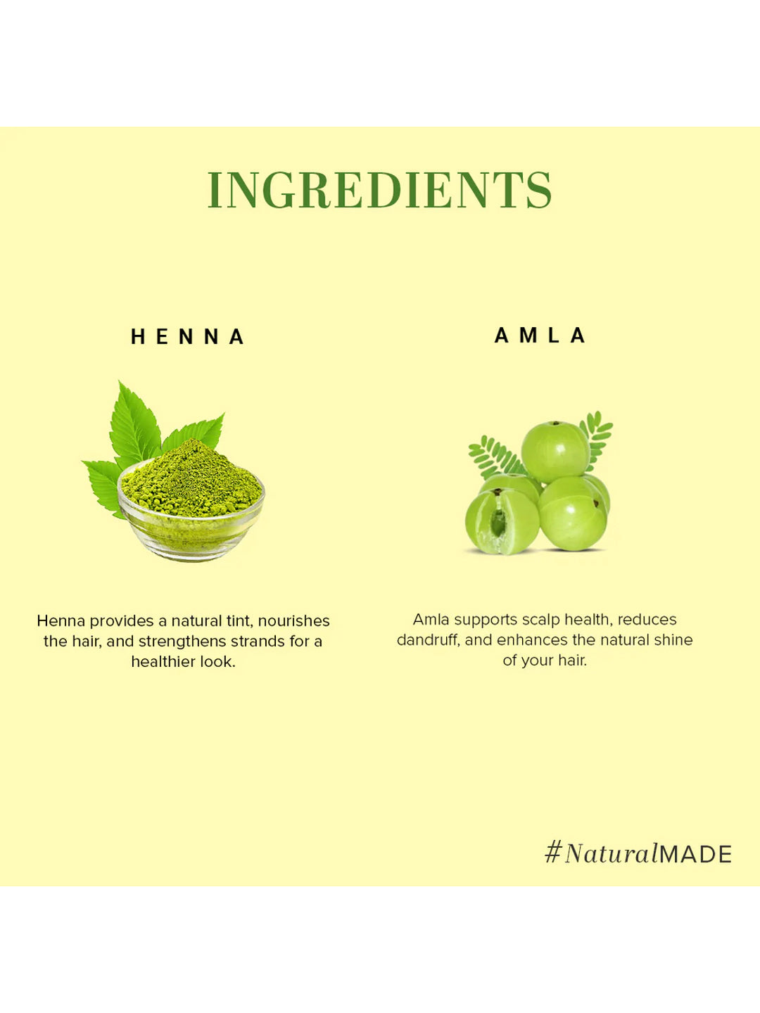 Khadi Natural Organic Henna & Amla Fruit Powder (100g)