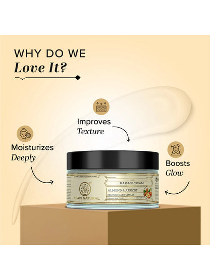 Khadi Natural Almond & Apricot Massage Cream (50g)