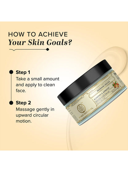Khadi Natural Almond & Apricot Massage Cream (50g)