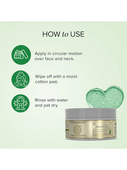Khadi Natural Aloe Vera Gel Transparent (200g)
